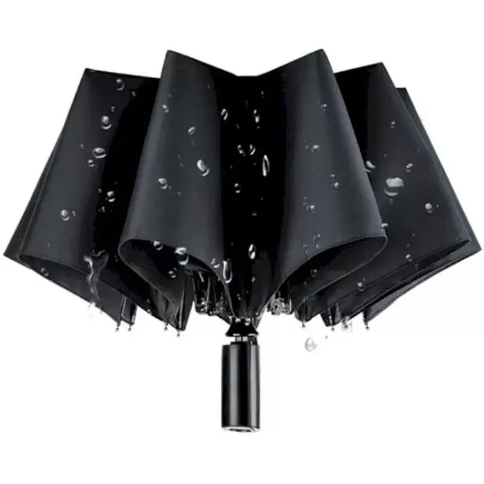 Парасолька 90FUN Oversize Automatic Umbrella with Flashlight (3115878) чорна - фото 2