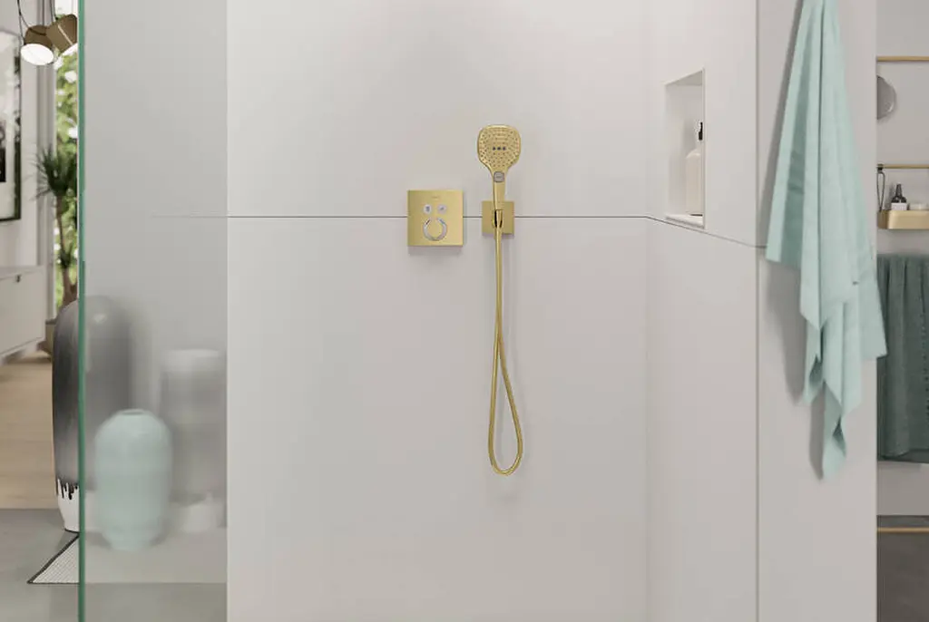Шлангове під'єднання Hansgrohe Fixfit E polished gold optic 26889990 - фото 2