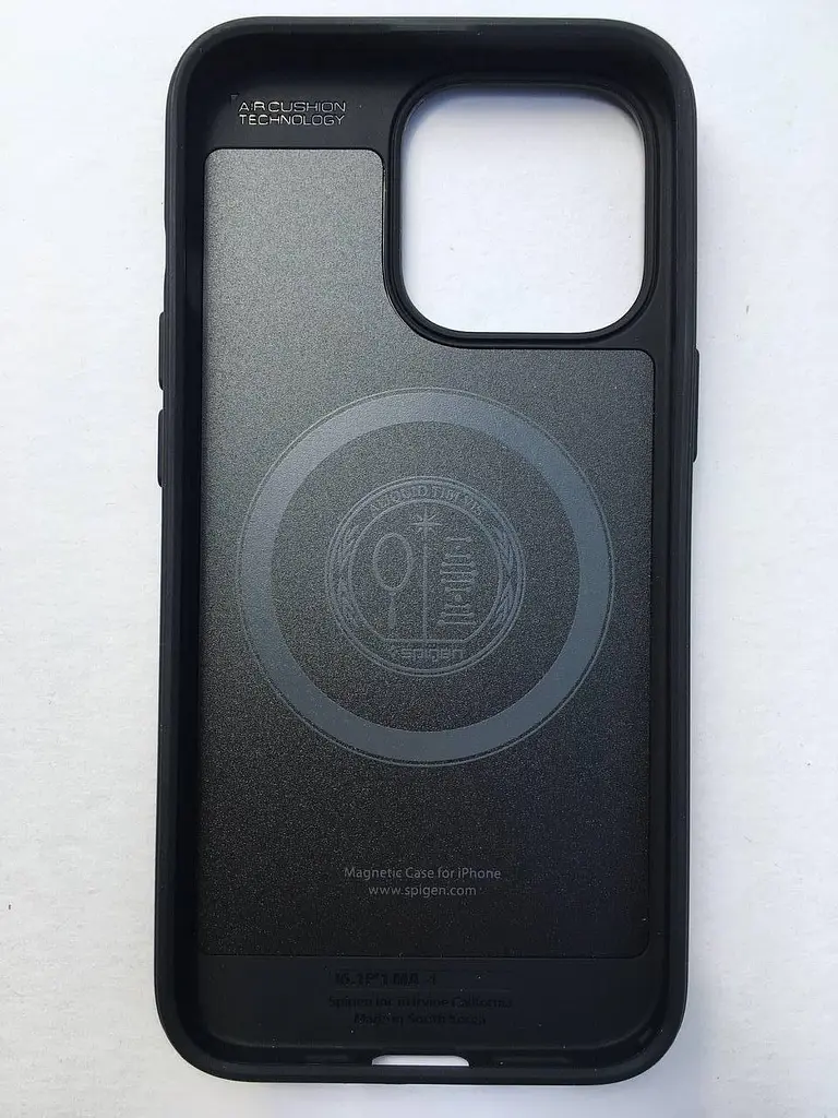 Оригінальний протиударний чохол для iPhone 13 Pro Max / iPhone 12 Pro Max Spigen Core Armor Mag MagSafe (MagFit) Black ACS03226 - фото 6