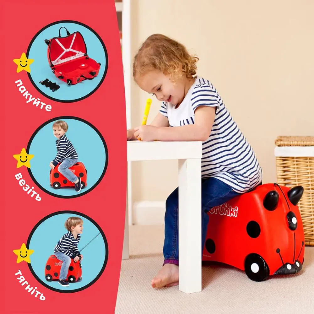 Дитяча валіза Trunki Harley (0092-GB01-UKV) - фото 3