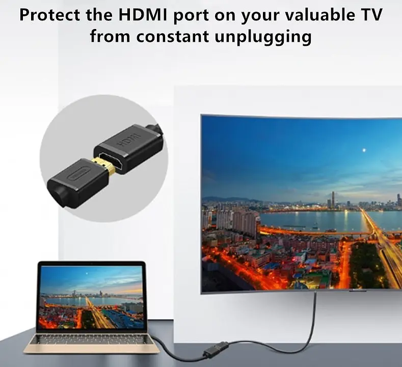 Подовжувач HDMI (тато) — HDMI (мама) VEGGIEG HF-1 1m, v2.0, OD-7.0mm - фото 5