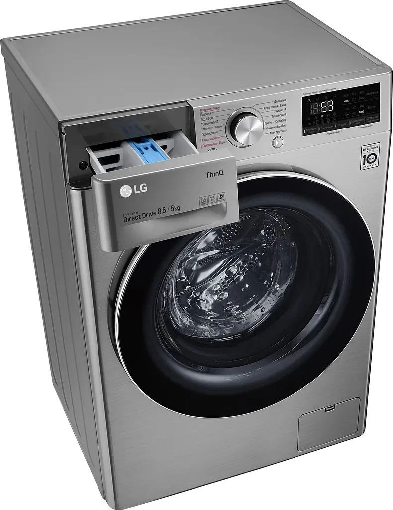 Пральна машина LG F2V5GG9T з сушкою - фото 5