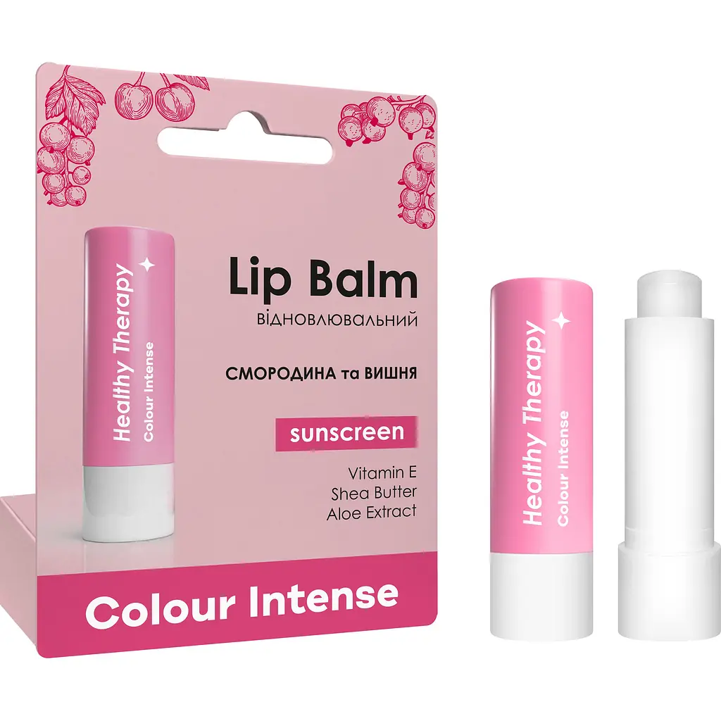 Бальзам для губ Colour Intense Healthy Therapy Відновлюючий 06 Смородина та Вишня 5 г - фото 2