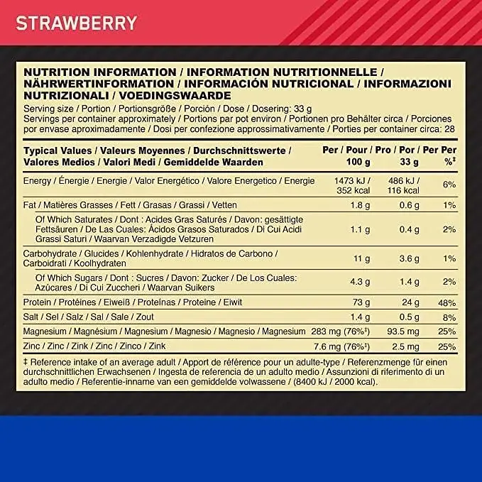 Протеїн Optimum Nutrition Casein Strawberry 924 г - фото 2