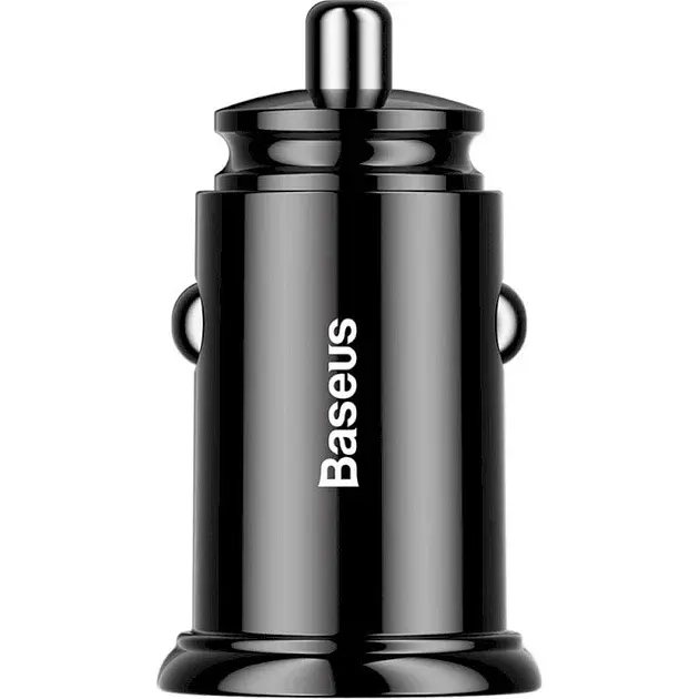 Автомобільне зарядне пристрій Baseus Car Charger Circular Plastic Dual USB