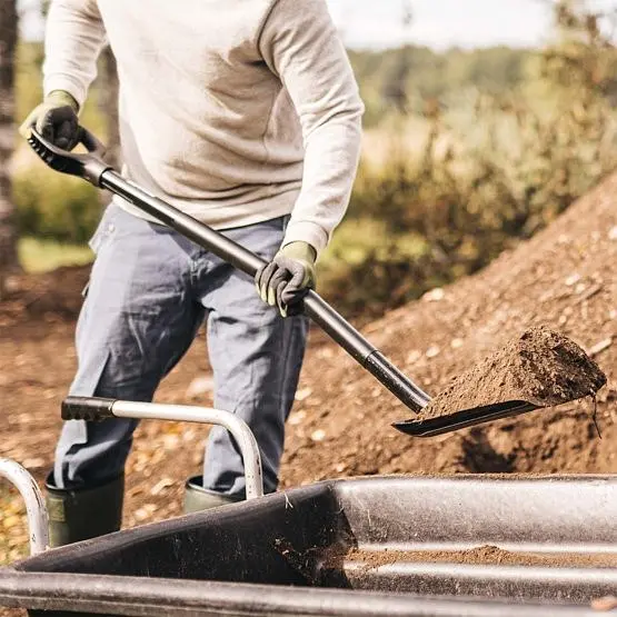 Лопата совкова Fiskars Ergonomic Pro (1066711) - фото 6