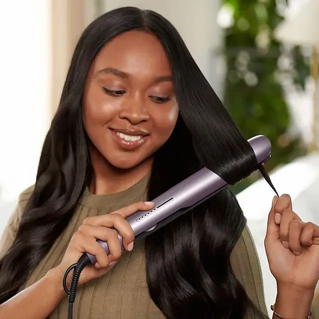 Випрямляч для волосся Philips 5000 ThermoShield 12 режимів рожево-сірий (BHS530/00) - фото 8