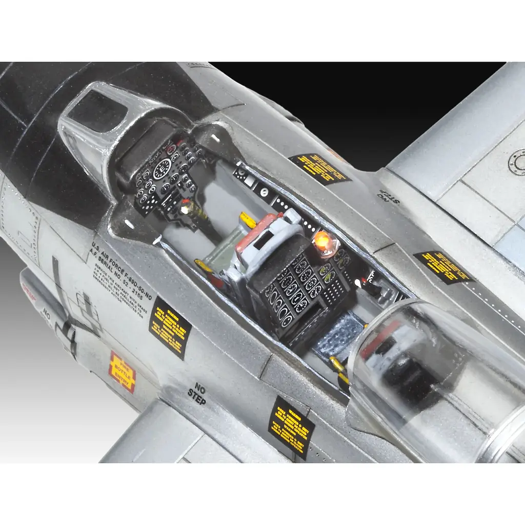 Збірна модель Revell набір до 75-ї річниці US Air Force 3 літаки масштаб 1:72, 250 деталей (RVL-05670) - фото 14