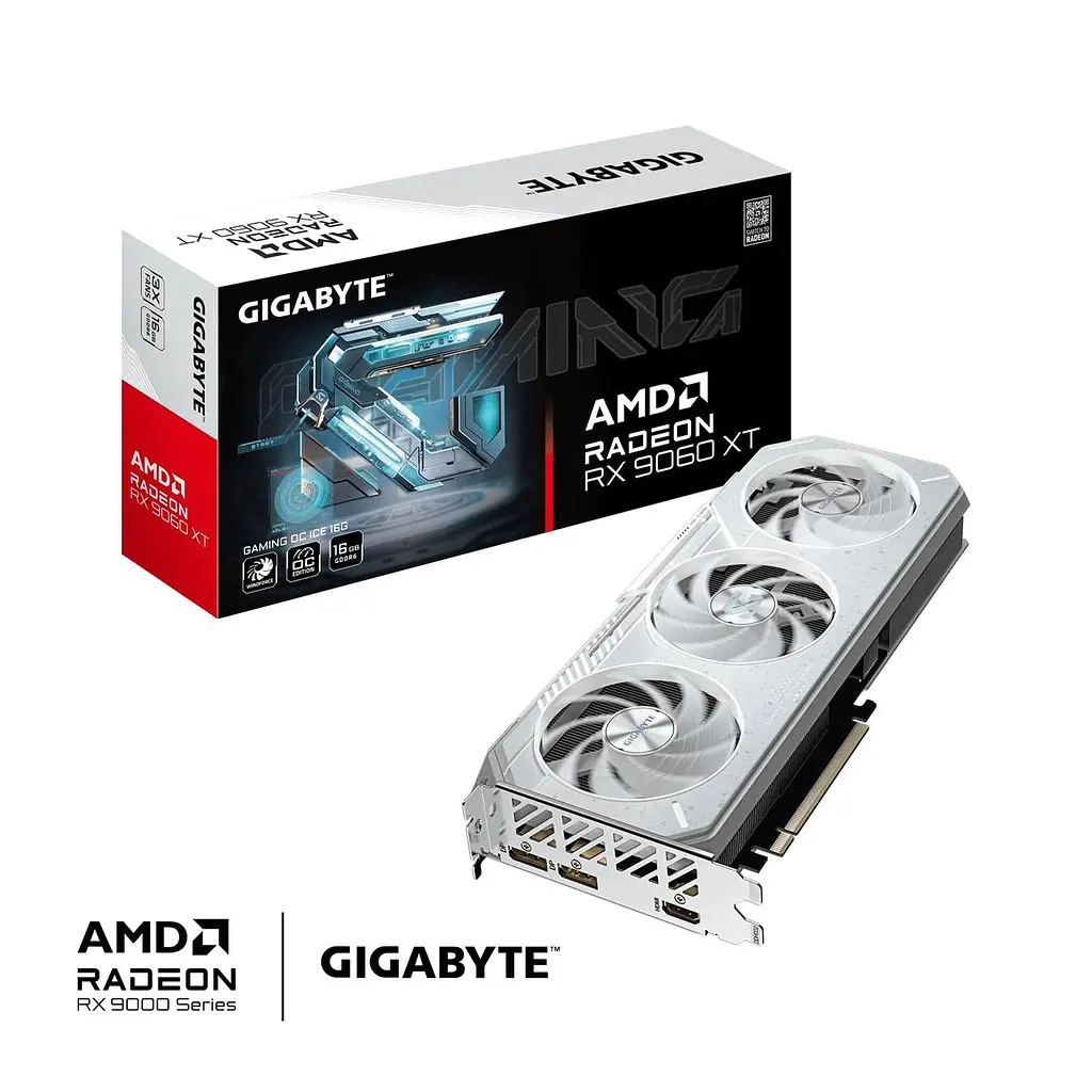 Відеокарта AMD Radeon RX 9060 XT 16GB GDDR6 Gaming OC Ice Gigabyte (GV-R906XGAMINGOCICE-16GD) - фото 2