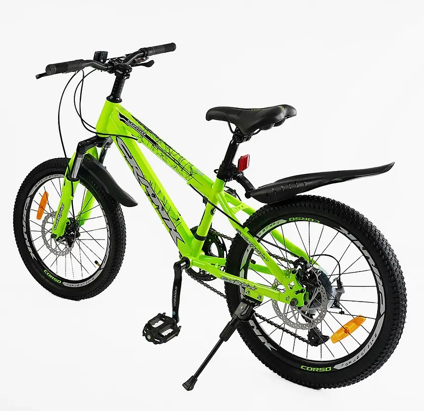 Дитячий спортивний велосипед 20'' CR-20630 Corso CRANK, сталева рама, обладнання LTWOO-A2, 7 швидкостей, зібраний на 75% - фото 3