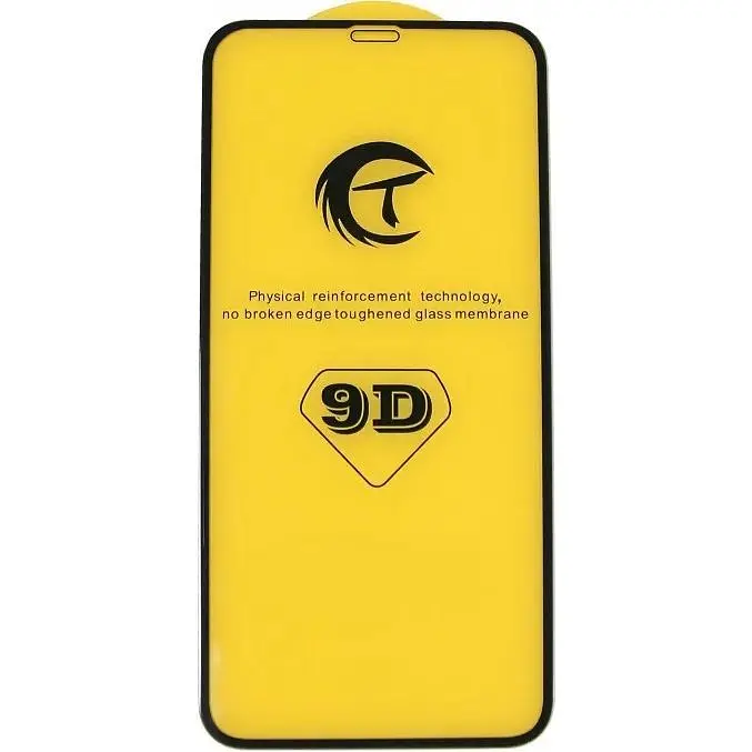Захисне скло Tempered Glass 9D Full Glue Apple iPhone 11 Pro Max / Xs Max black - фото 2