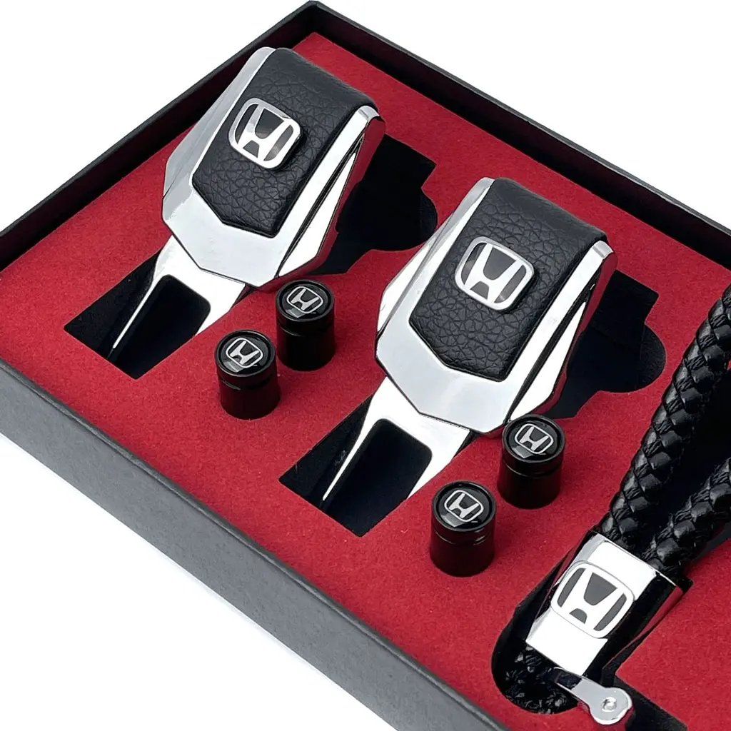 Подарунковий набір №1 для Honda (заглушки ременя, ковпачки на ніпель, брелок) - фото 3