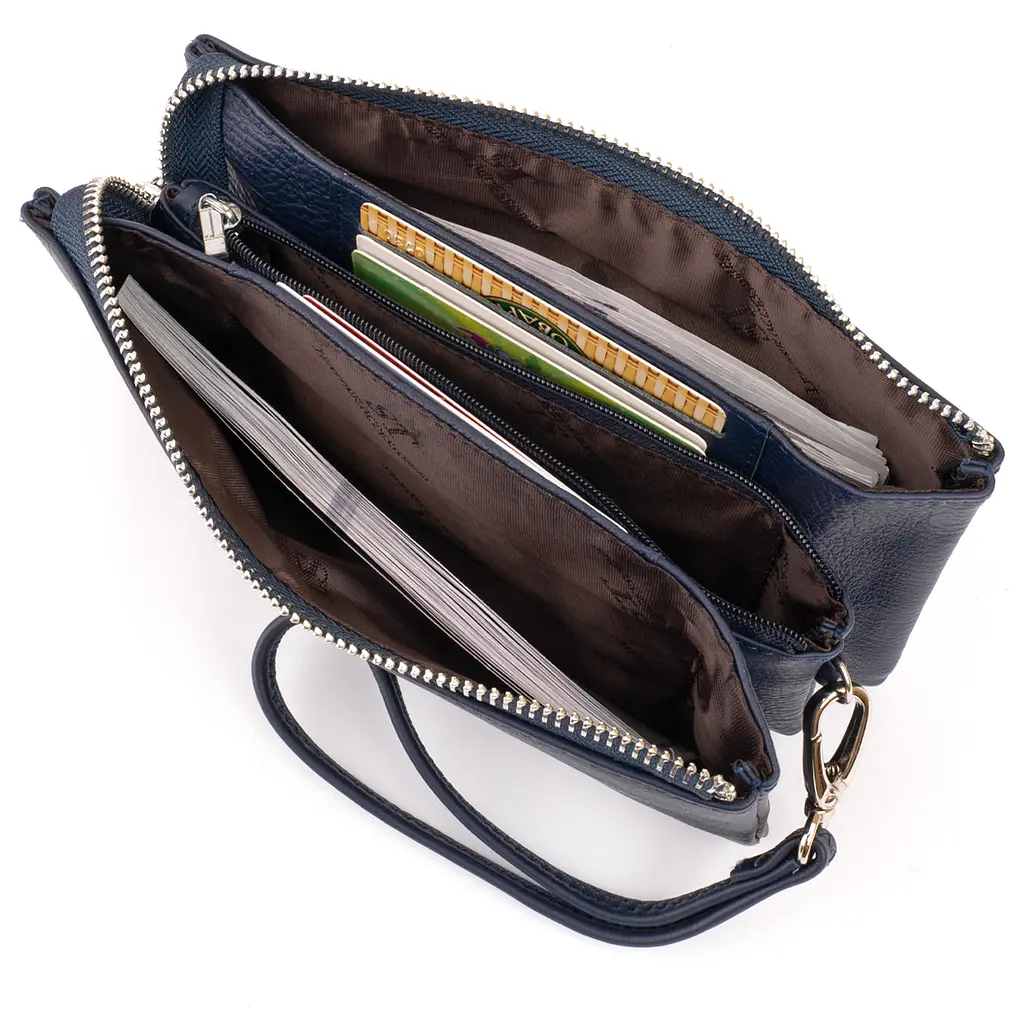 Женский кожаный кошелек-клатч ST Leather 19.2х10х2 см acs0015943 - фото 4