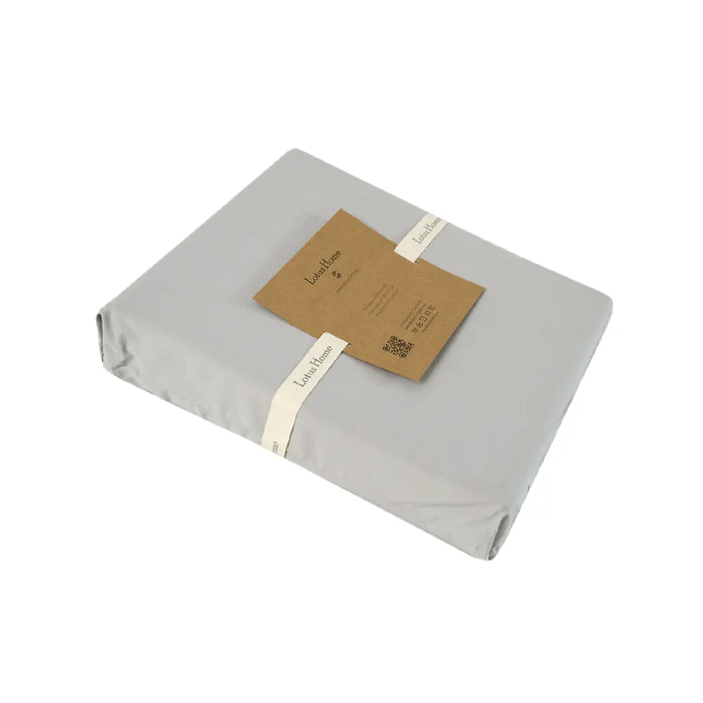 Постельное белье Lotus Home - Rebeca серый семейный - фото 5