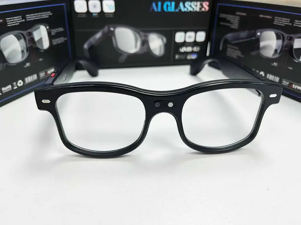 Смарт-окуляри з вбудованою камерою Zeblaze AI Glasses AMB-G3 Black (hub_xb0l0x) - фото 4
