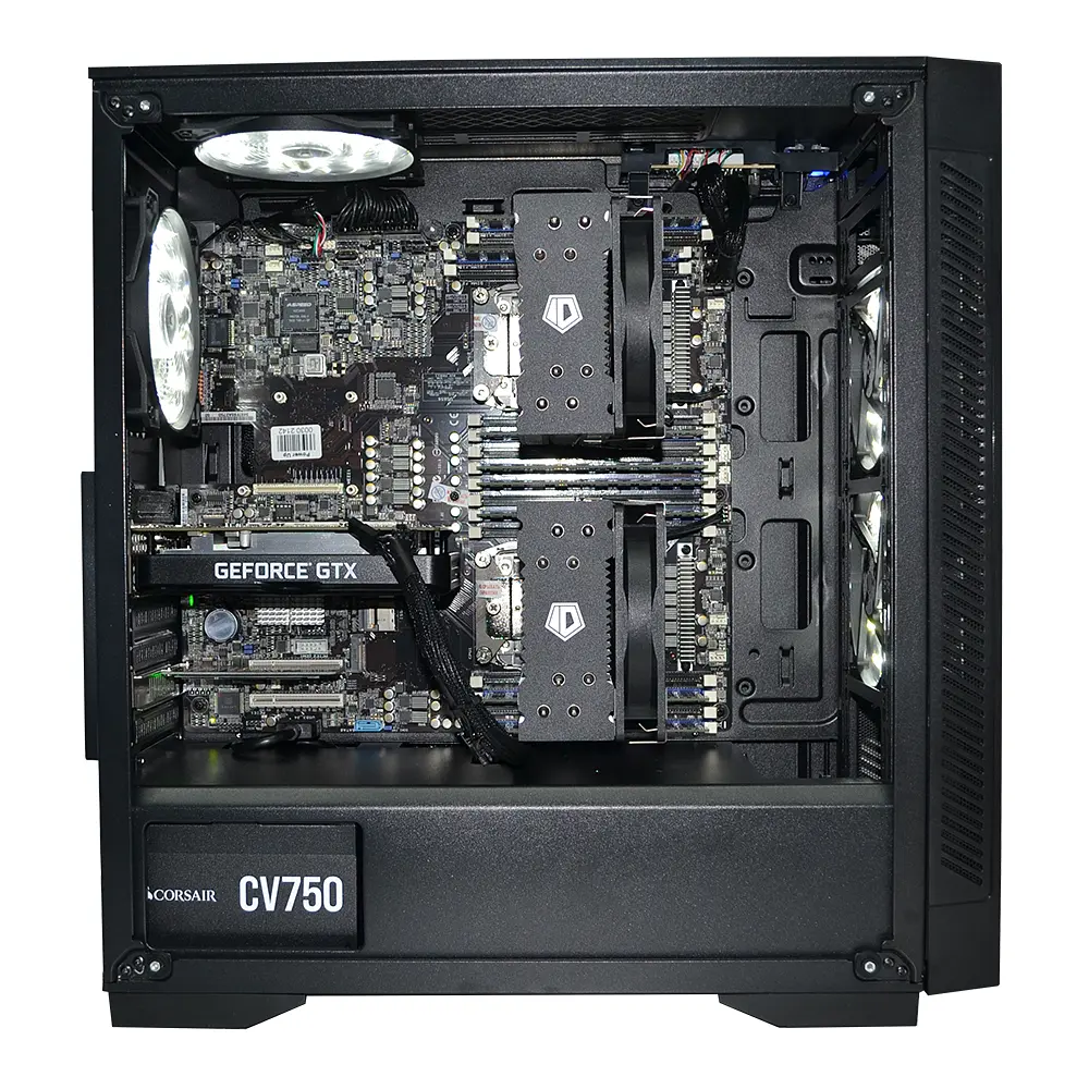 Двопроцесорна робоча станція Power Up #234 Xeon E5 2699 v4 x2/64 GB/HDD 1 TB/SSD 512 Gb/NVIDIA Quadro M2000 4 Gb - фото 3