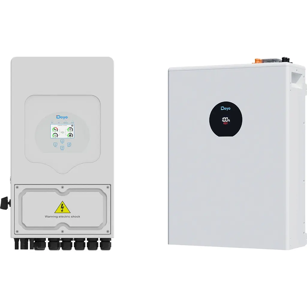 Система зберігання енергії Deye SUN-5K-SG05 5kW + АКБ SE-F5 Pro-С 5.1kWh (51.2V/100Ah/5120Wh) [159252] - фото 1