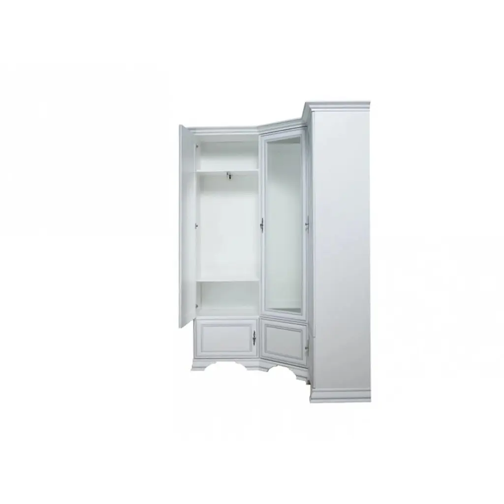 Шафа кутова ВМК Кентукі SZFN5D з дзеркалом Білий альпійський (GRB-1766) - фото 3