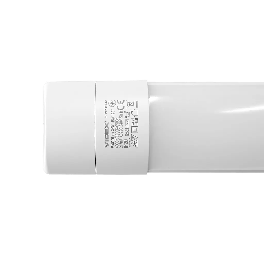 LED світильник лінійний магістральний Videx BN02 45W 1.5М 4000K-5000K-6500K білий (29300-000) - фото 4