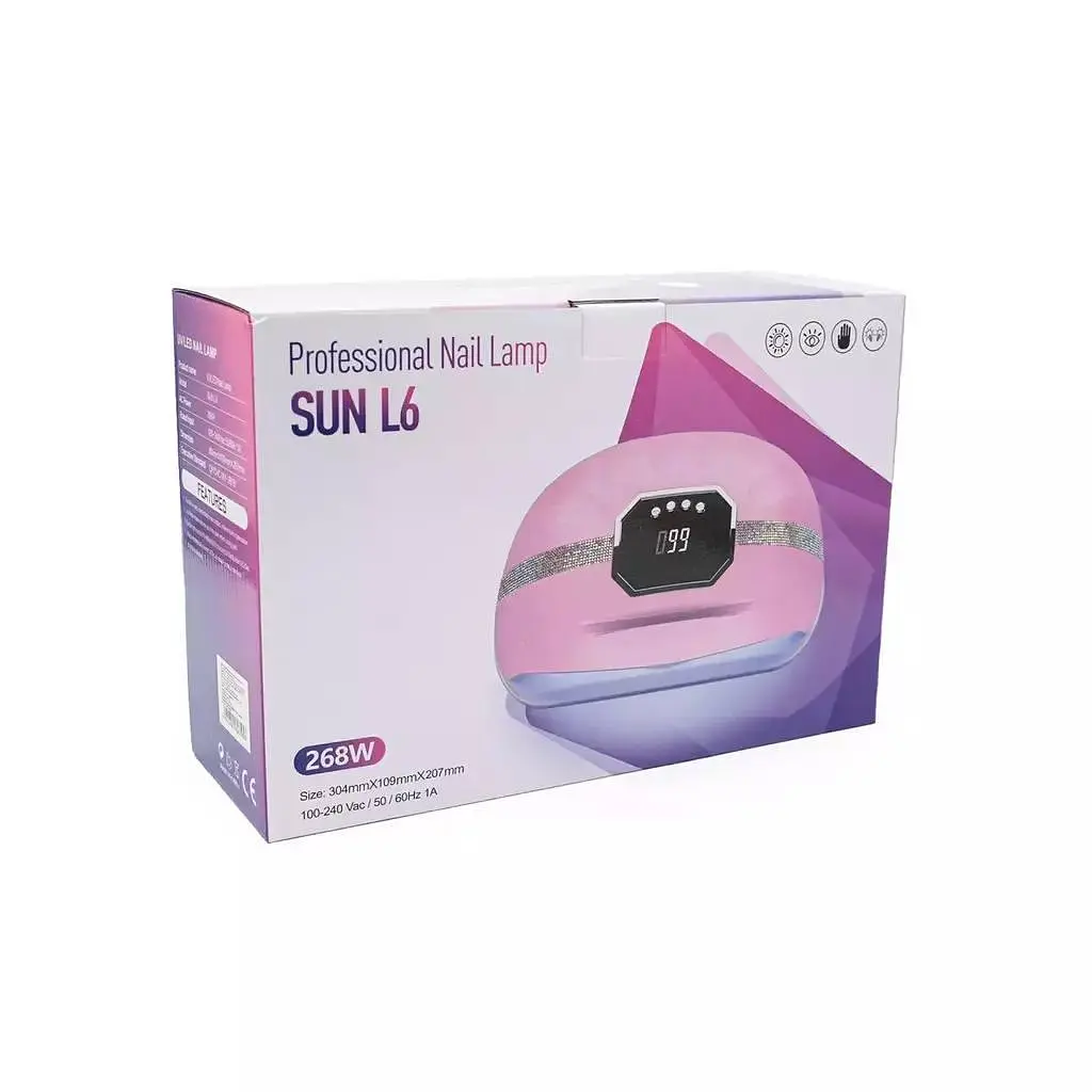 UV/LED-лампа для манікюру CABINA SUN L6, 45 світлодіодів, 268 Вт - фото 4
