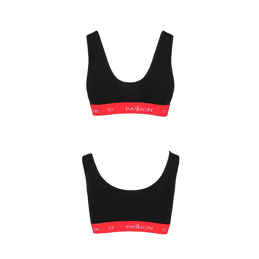 Спортивний топ на широких бретелях Passion PS003 TOP M, black - фото 5