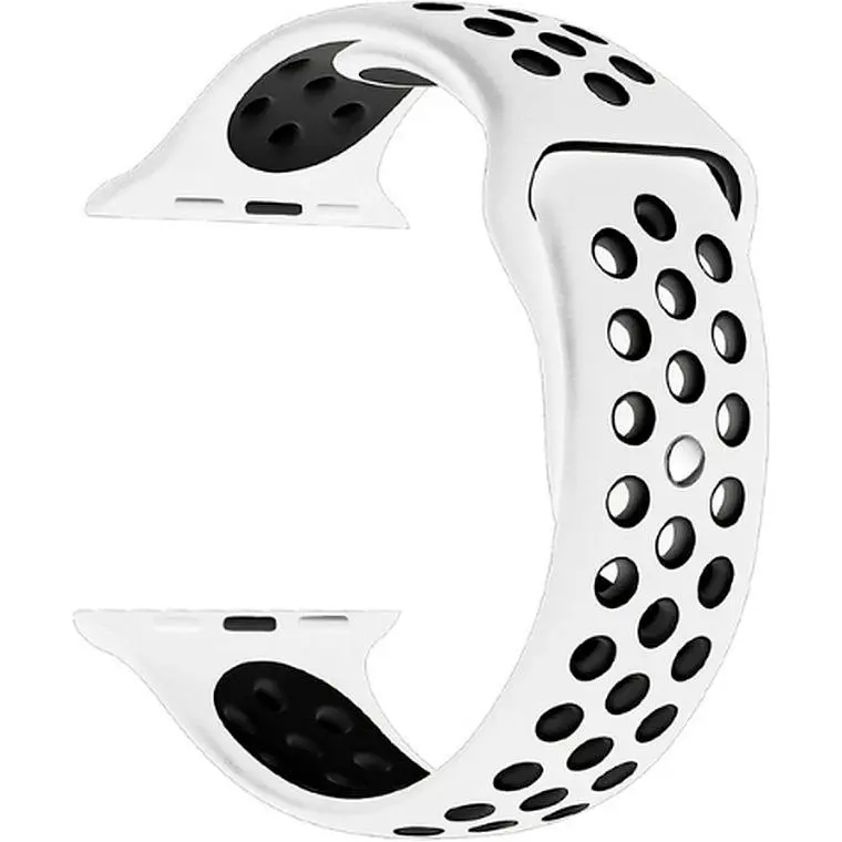 Ремінець Sport Nike для Apple Watch 38/40/41mm White/Black [103384] - фото 3