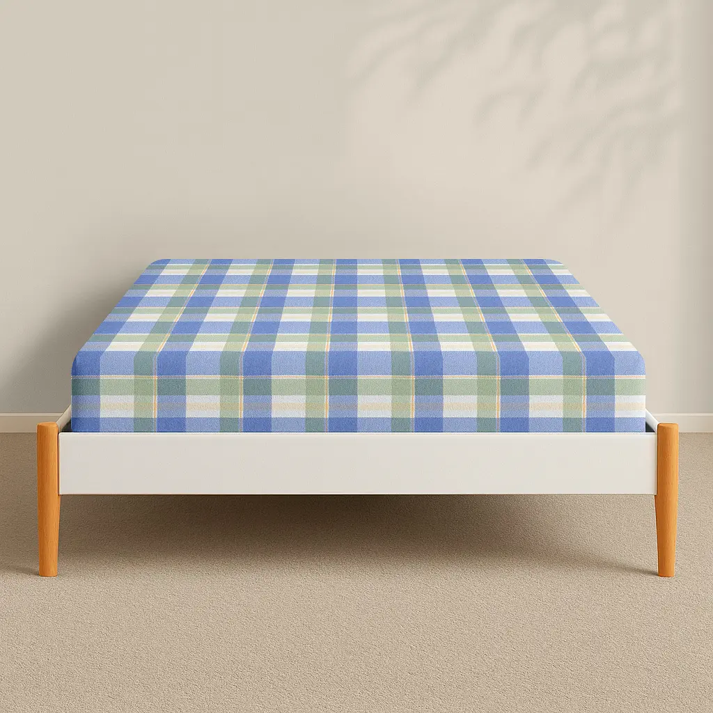 Простирадло на резинці фланель 80х160 OCEAN TARTAN COSAS (4822052499276) - фото 3