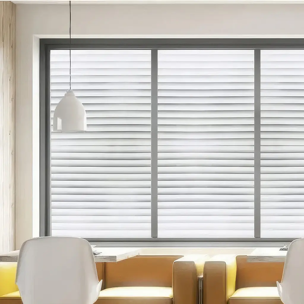 Плівка самоклеюча Blinds PVC 200×60 см, вітражна прозора з ефектом жалюзі - фото 9