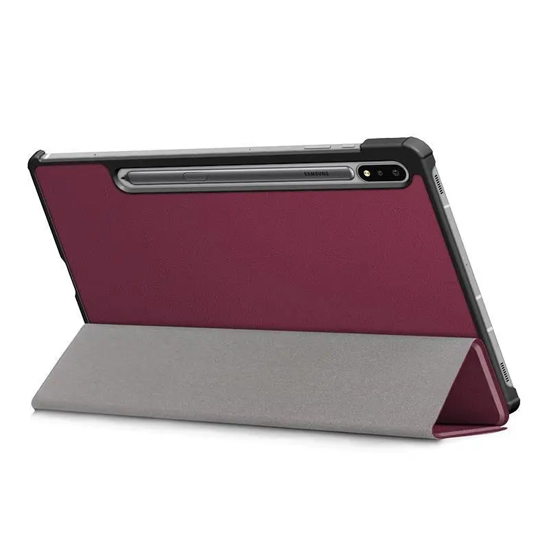 Чохол-книжка BeCover Smart Samsung Galaxy Tab S7 SM-T870/SM-T875/Tab S8 SM-X700/SM-X706 Червоний Wine - фото 3