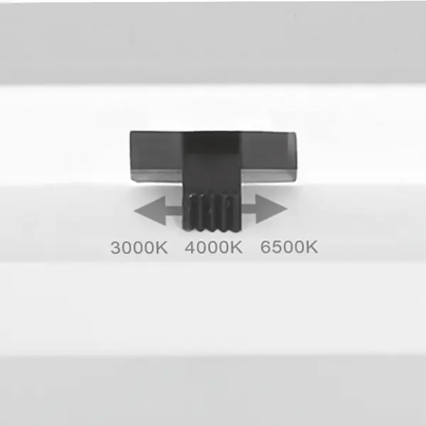 LED світильник квадратний VIDEX DL6S 24W 3000K-4000K-6500K White - фото 4