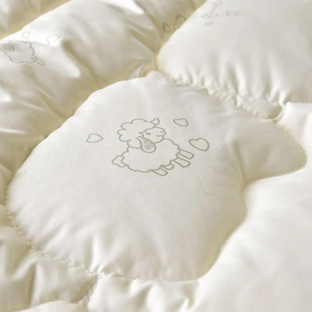 Ковдра дитяча в ліжечко Papaella Wool Classic біле 135х100 см (8-11679) - фото 2