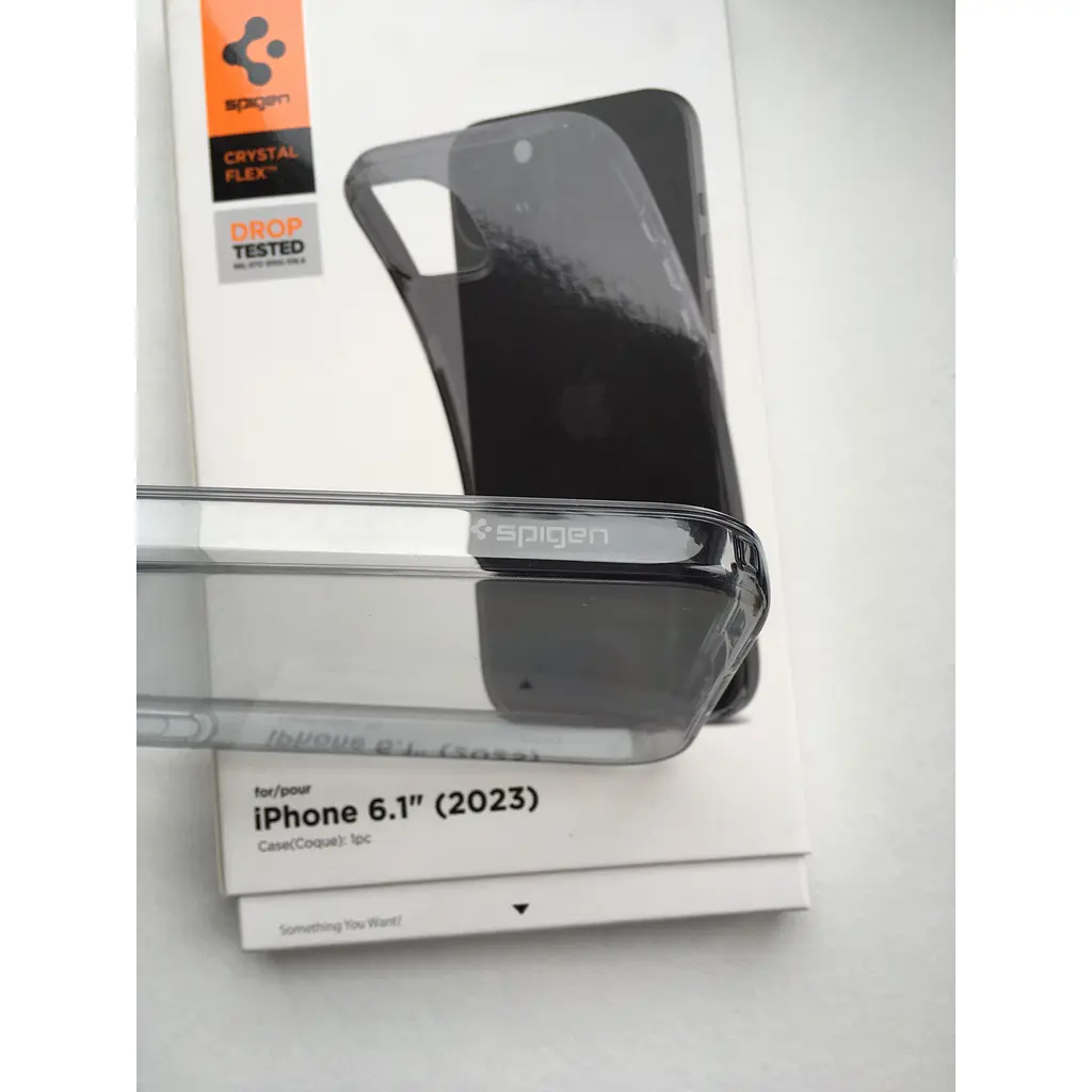 Чохол Spigen Liquid Crystal Flex для iPhone 15 Space Crystal ACS06482 прозорий силіконовий - фото 4