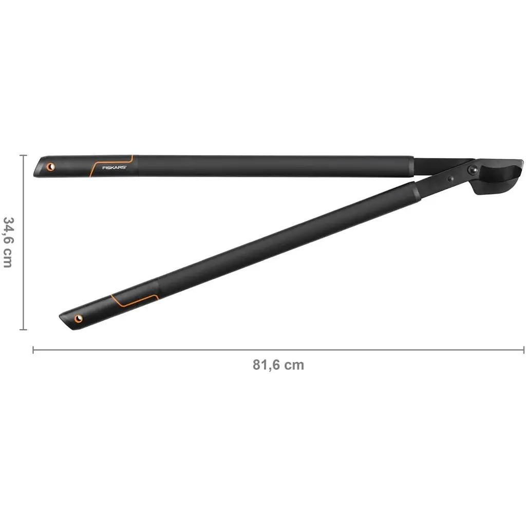 Великий площинний сучкоріз Fiskars SingleStep L38 з загнутими лезами L (1001426) - фото 3