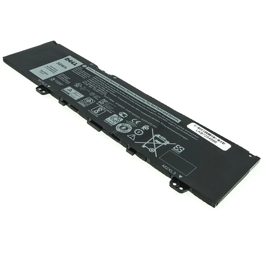 Акумулятор для ноутбука Dell F62G0 (Inspiron 13 5370, 7370, 7386) 11.4V 3166 mAh 38Wh Black - фото 3