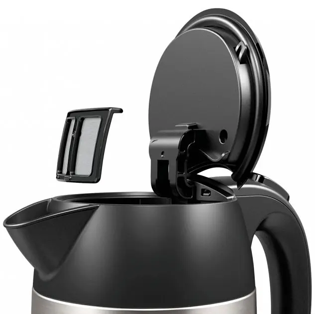 Електрочайник Bosch TWK3P420 1.7 л нержавіюча сталь/чорний - фото 3
