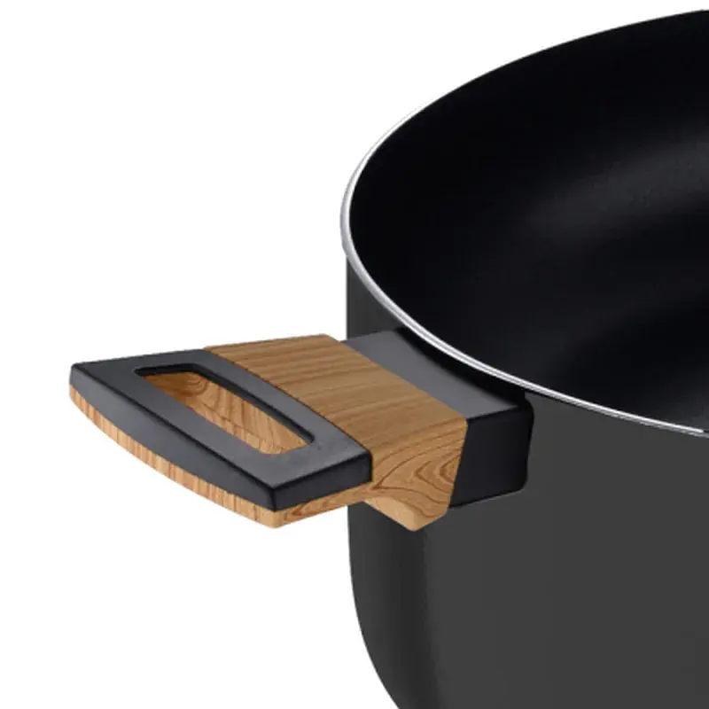 Каструля Bergner Earth black, з кришкою 28 см, 6 л (BG-32037-BK) - фото 6