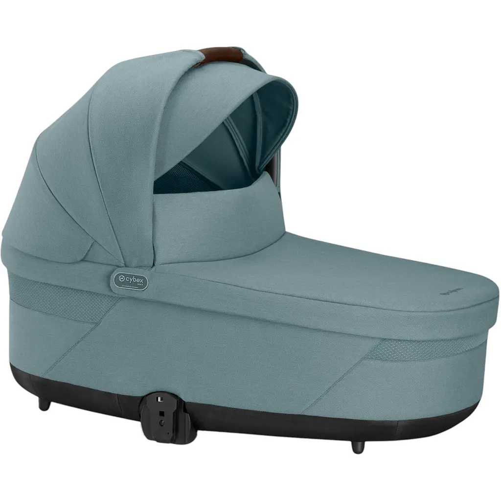 Коляска Cybex Balios S Lux TPE Stormy Blue з бампером + Люлька Cybex S Stormy Blue блакитна  - фото 3