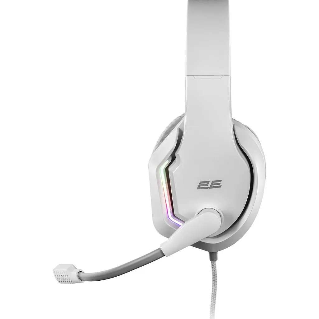 Ігрова гарнітура 2E GAMING HG315 RGB USB 7.1 White (2E-HG315WT-7.1) - фото 4