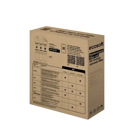 Комплект картриджів Ecosoft 1-2-3 для фільтрів зворотного осмосу ( CPV3ECOSTD) - фото 3