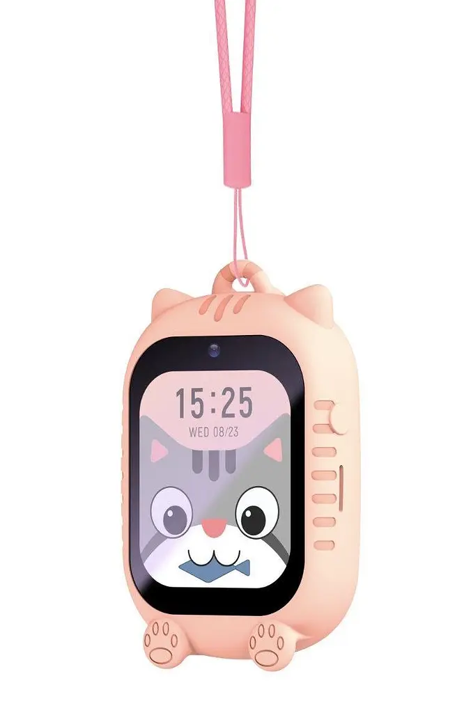Дитячий смарт-годинник Lemfo K26 з GPS-відеодзвінком HD-камерою та 2 додатковими корпусами в комплекті Рожевий - фото 7