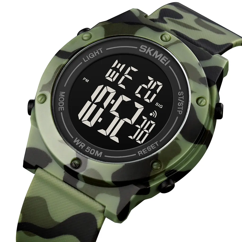 Годинник наручний чоловічий 1772CMGNBK Camo Green-Black Skmei acs0030600 - фото 2