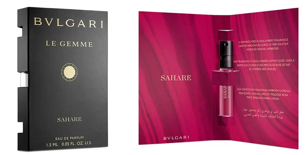 Оригінал Мініатюра Bvlgari Le Gemme Sahare 1.5 мл Парфумована вода - фото 2