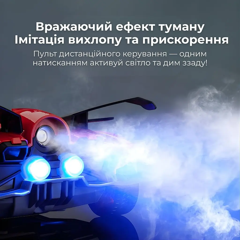 Дитяча машинка на радіокеруванні Трюкова машинка RX3-1 на пульті керування - фото 9
