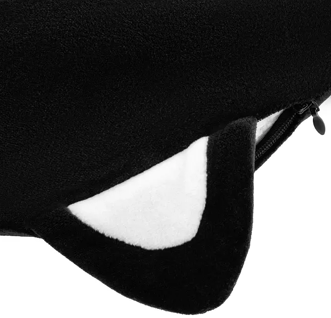 Подушка для шиї Ardesto Travel Black Cat 30х30 см чорна (ART3033NEP) - фото 2