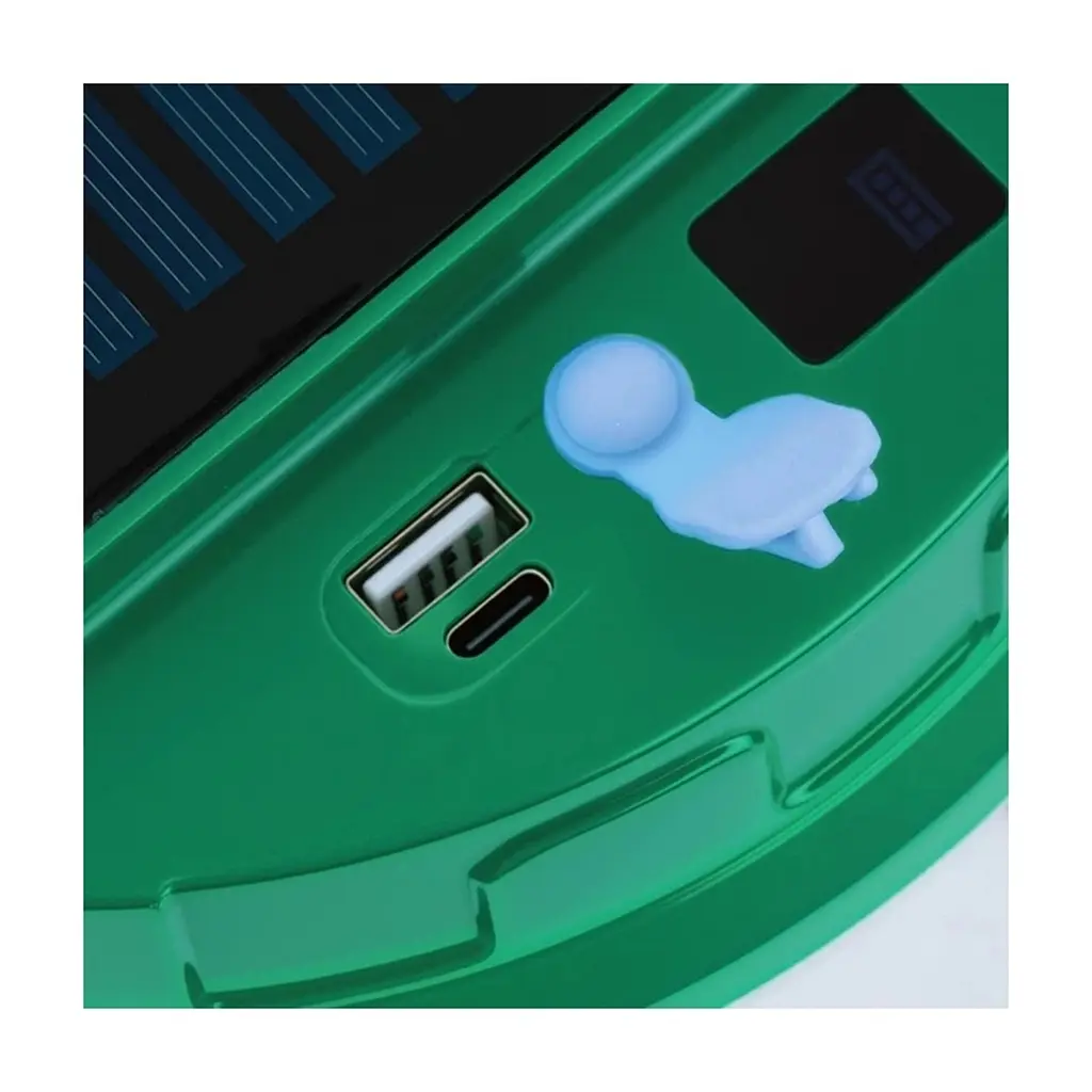 Ліхтар NEWVEW NV-E961 300W Solar Panel 7200mAh Green (NWVW-NV-E961-GN) - фото 3