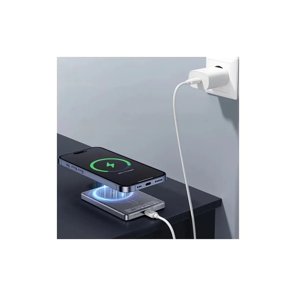 Батарея універсальна Essager 5000mAh Cross-border magnetic 20W PD QC/3.0 (EDY5K-YJ0A-Z) - фото 7