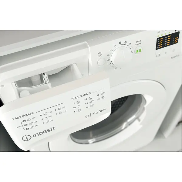 Indesit Пральна машина Indesit фронтальна, 5кг, 1000, A++, 43см, білий - фото 8