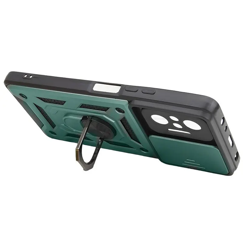 Чохол Ummi Camshield Serge Ring для Xiaomi Redmi Note 10 Pro / 10 Pro Max Зелений / Green - фото 3