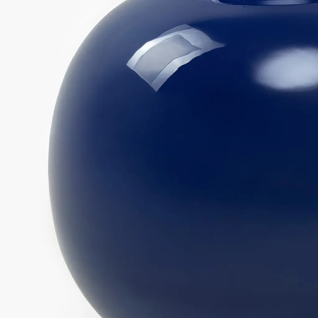 Ваза MBM HOME Элизиум железная глубокий синий - золотой 230х230х210 мм (VB-05 DEEP BLUE/GOLD) - фото 3