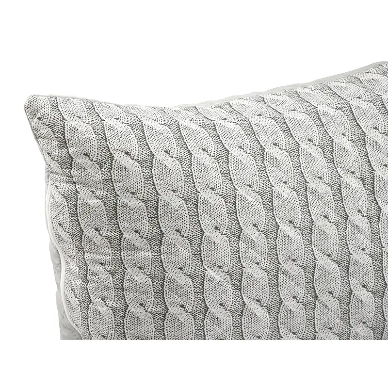 Набір подушок Руно Grey Braid силіконових 50х70 см (К_Н310.52CM_Grey Braid) - фото 4